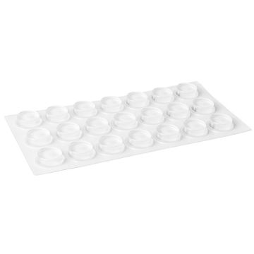 Adhesive Bumpers Ø20x6.2 Cylindrical 21-pack