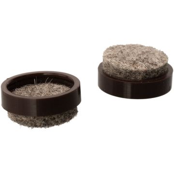 QuickClick Glider Ø 17 mm – Brown