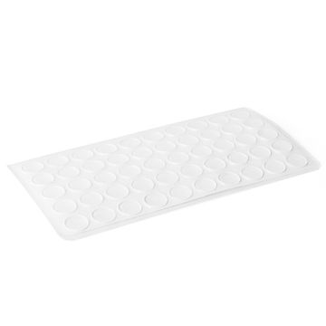 Adhesive Bumpers Ø8x2.2 Half Round 50-pack