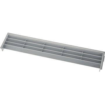 Ventilation Grate 372 x 79 mm Silver