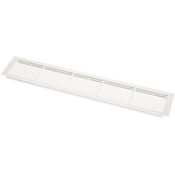 Ventilation Grate 500 x 86 White