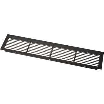 Ventilation Grate 400 x 86 mm Black