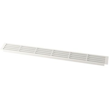 Ventilation Grate 570 x 57 mm White