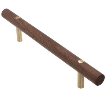 Bar Handle 'Ray' Brass / Walnut Bar Handle 'Ray' Brass / Walnut