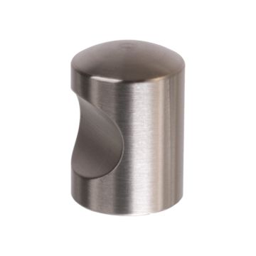 Cabinet Knob "Barell Steel" Stainless Steel