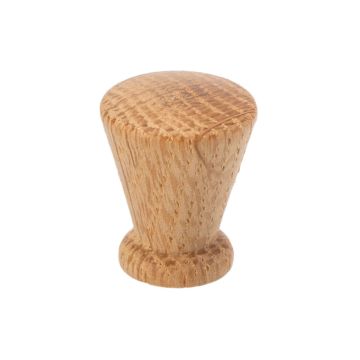 Cabinet Knob 'Ake' Oak Untreated