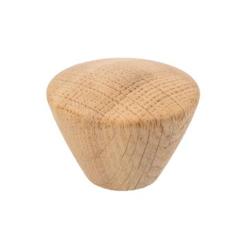 Cabinet Knob 'Hew' Oak Untreated