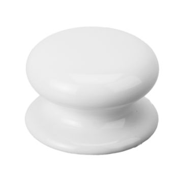 Cabinet Knob "Iglo" Porcelain White