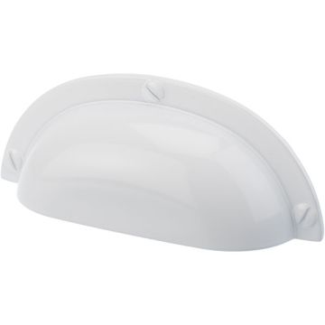 Cup Pull Handle 'Slot' White
