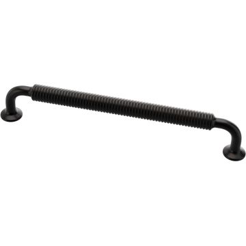 D Handle 'Rondo' Black Ribbed
