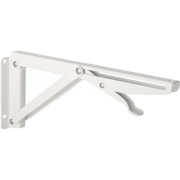 Folding Shelf Bracket 270x115 White