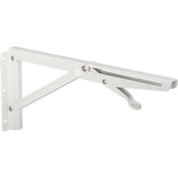 Folding Shelf Bracket 315x146 White