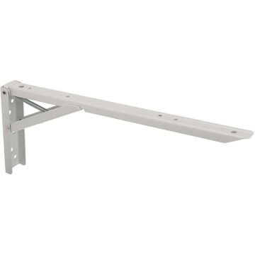 Folding Shelf Bracket 340x136 White