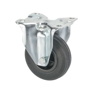 Industrial Fixed Caster Ø 100 without Brake Rubber