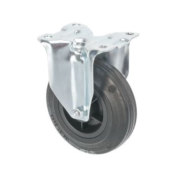 Industrial Fixed Caster Ø 125 without Brake Rubber