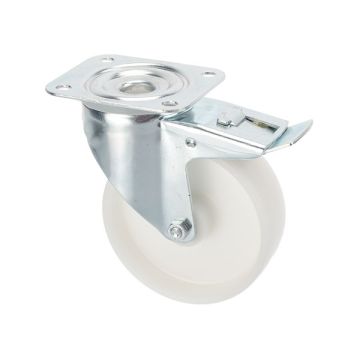 Industrial Swivel Caster Ø 125 with Brake Nylon
