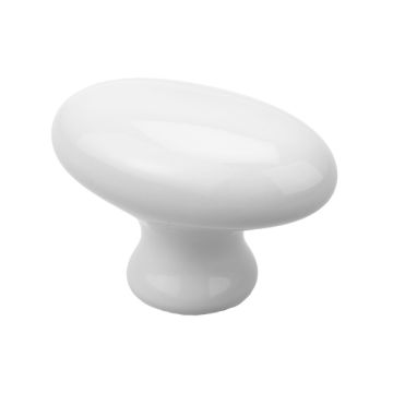 Porcelain Knob "Jever" White