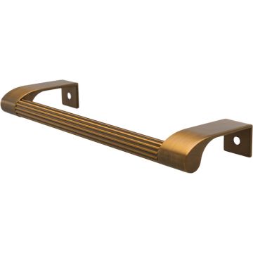 Bar Handle 'Art-Edge' Black / Brushed Brass