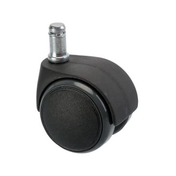 Swivel Castor Ø 50 for Chairs, Black