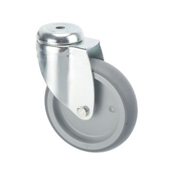 Swivel Caster Ø 125 without Brake with Bolt Hole