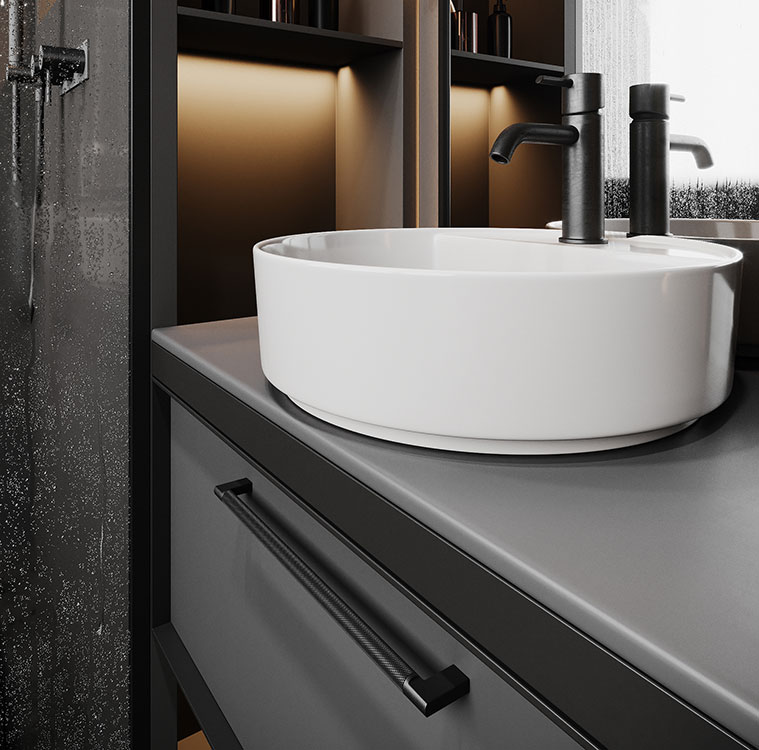 Arc Series – exclusive handles and hooks with industrial style