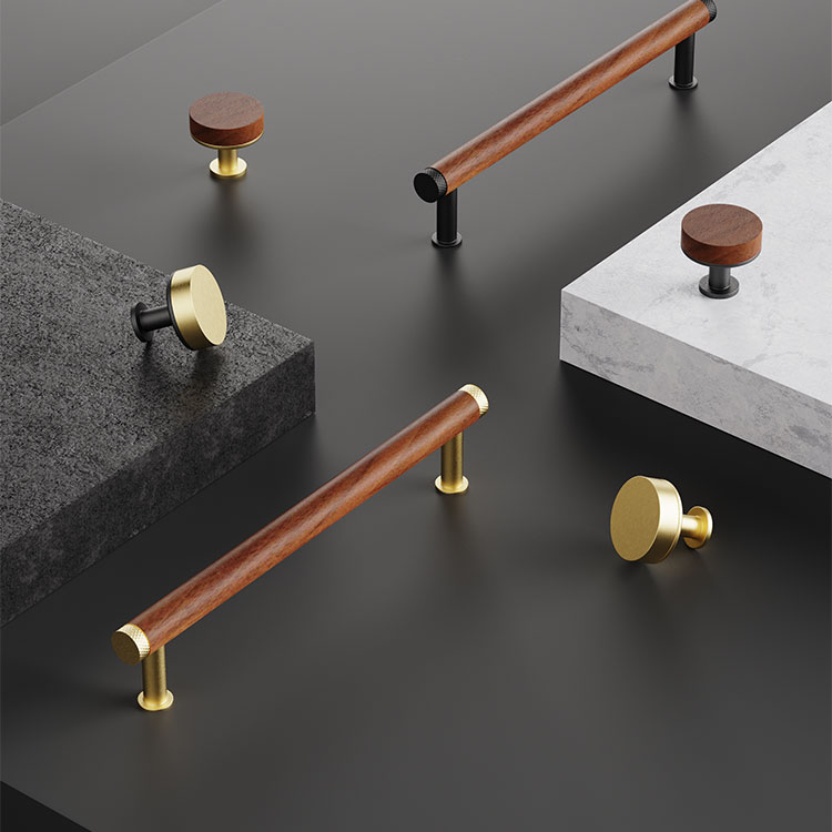 Qupon in walnut and metal – sleek modern design