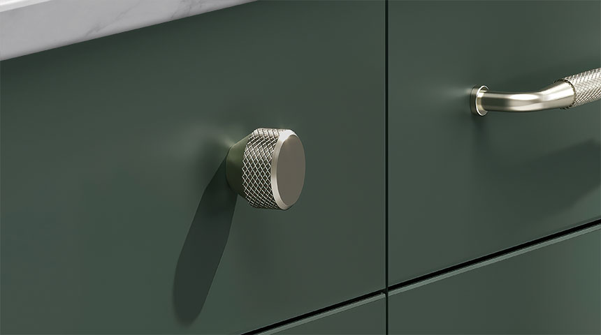 Mesh handles in multiple sizes for cabinets and furniture