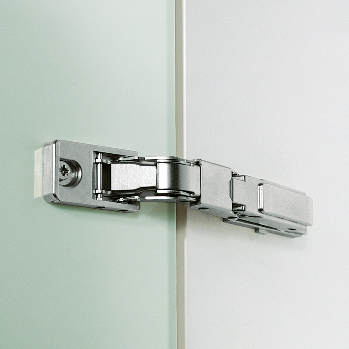 Hinges for glass and mirrors